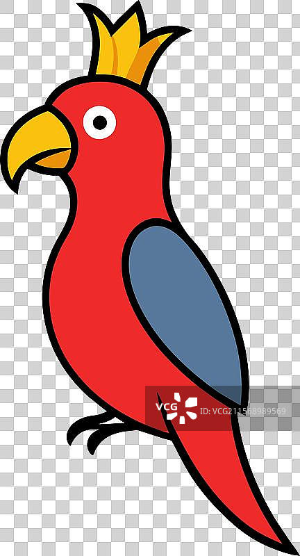 澳大利亚国王鹦鹉敲击图标图片素材