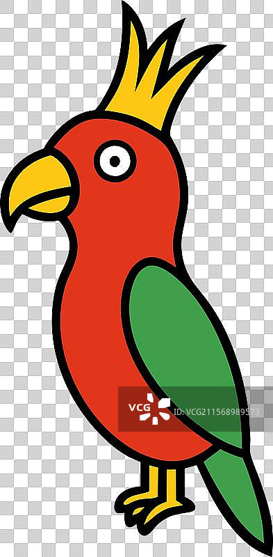 澳大利亚国王鹦鹉看起来像图标图片素材