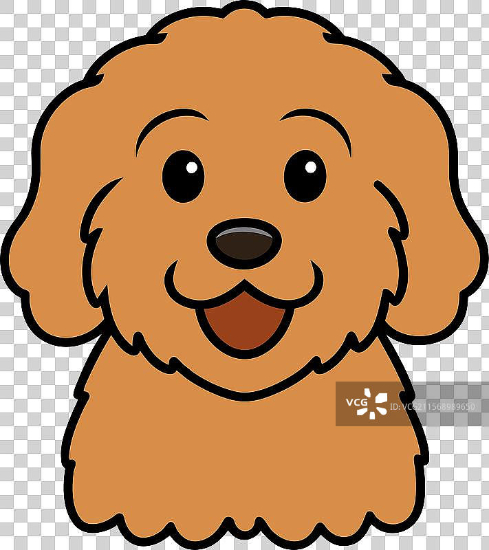 澳大利亚拉布拉多犬微笑图标图片素材