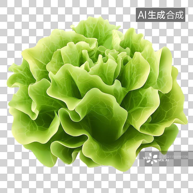 【AI数字艺术】新鲜绿色蔬菜图片素材