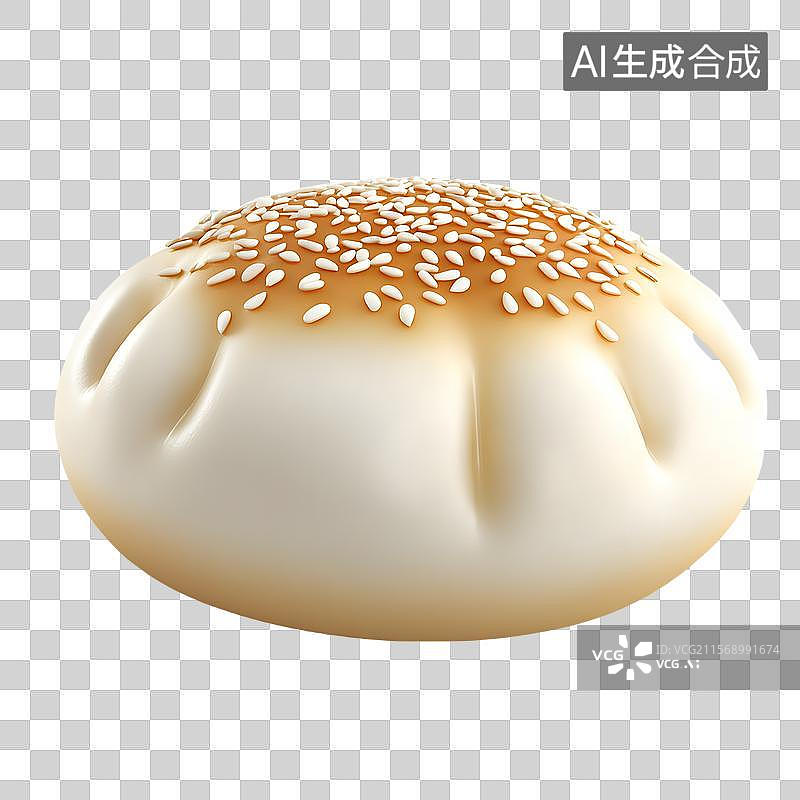 【AI数字艺术】美味包子元素图片素材
