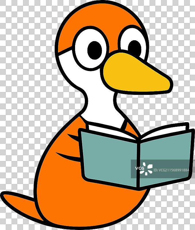 澳大利亚黑鸭学习图标图片素材