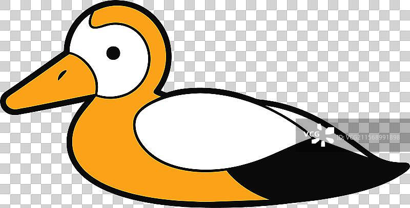 澳大利亚黑鸭鸟躺着的图标图片素材