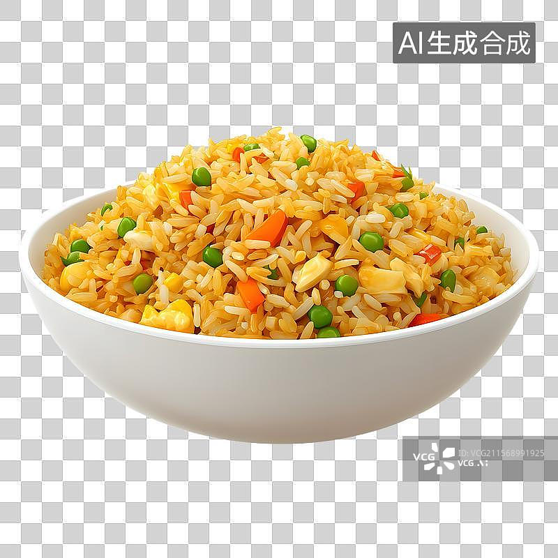 【AI数字艺术】中式炒饭美食图片素材