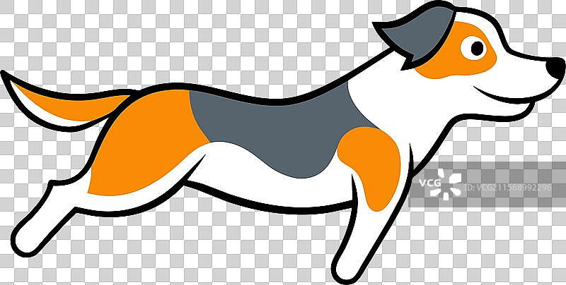 澳大利亚牧羊犬飞行图标图片素材