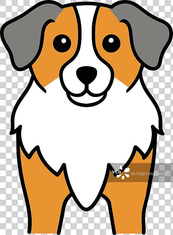 澳大利亚牧羊犬图标图片素材