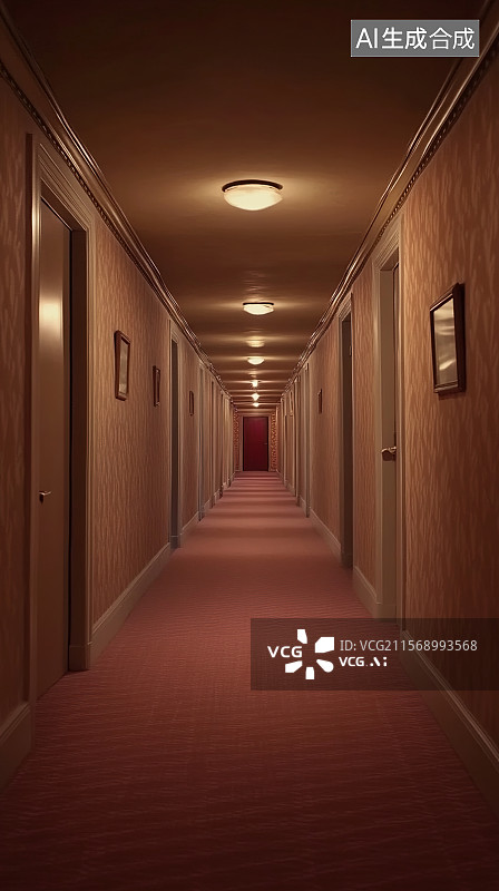 【AI数字艺术】神秘的走廊图片素材