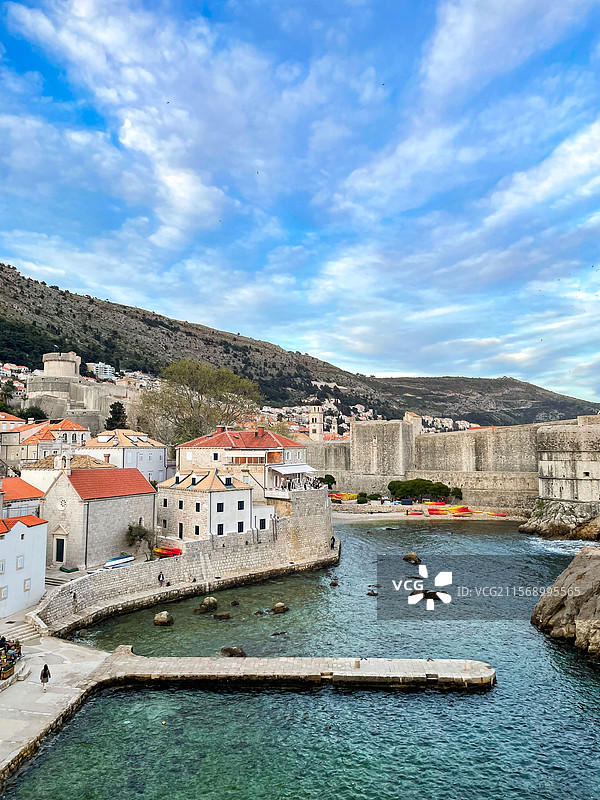 欧洲 克罗地亚 杜布罗夫尼克 权力的游戏取景地图片素材
