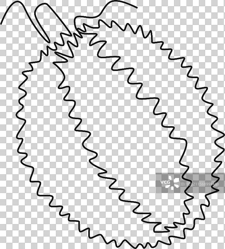 单线条绘制的整体健康有机图案图片素材