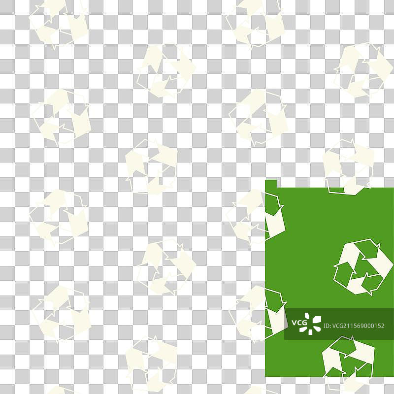 绿色环保无缝图案图片素材