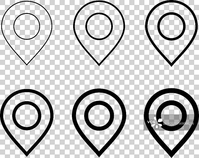 地图定位图标图片素材