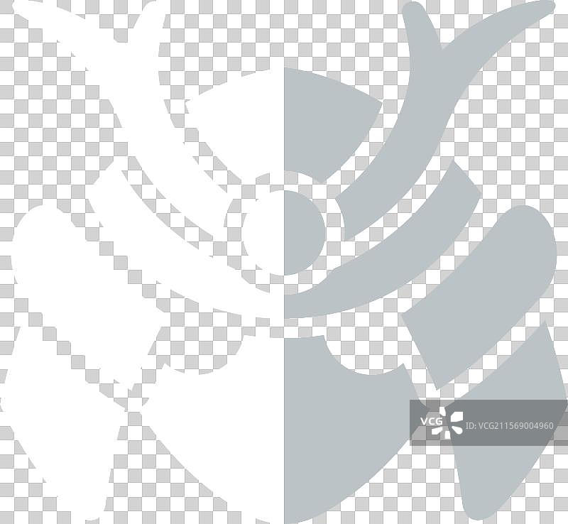 武士战士头盔标志图标设计浪人图片素材