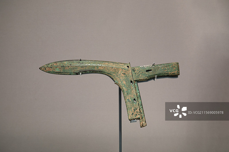 燕王戎人戟 战国晚期 上海博物馆东馆图片素材