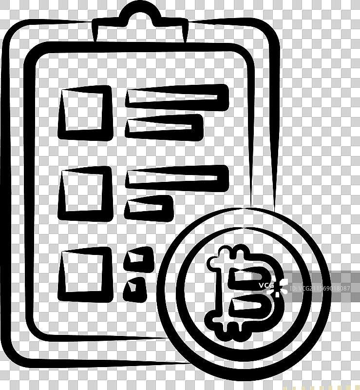 与密码学符号相关的加密报告图标图片素材