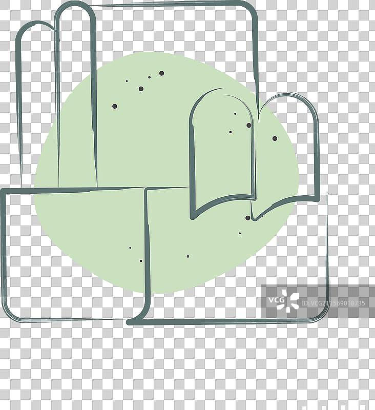 与缝纫相关的图标织物颜色斑点图片素材