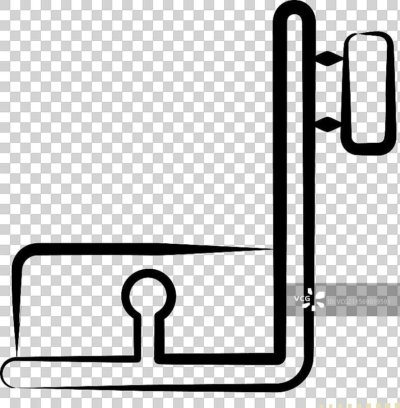 与缝纫相关的脚部图标集合，手部符号图片素材