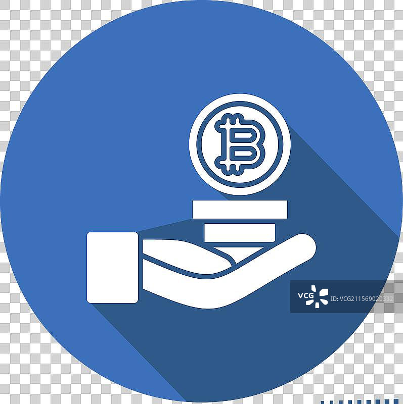 与加密货币相关的投资图标图片素材