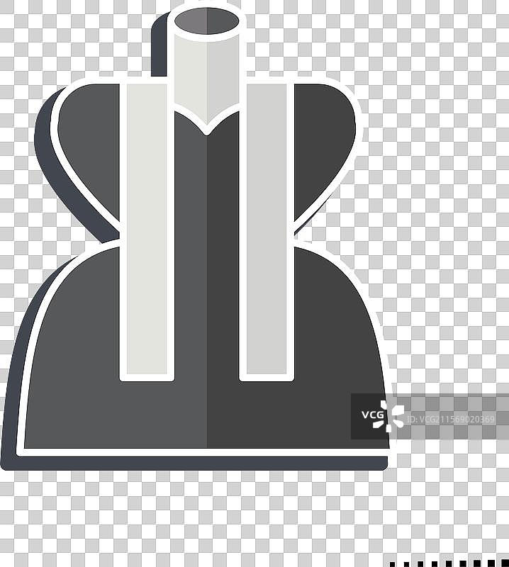 与缝纫相关的光泽测量图标图片素材