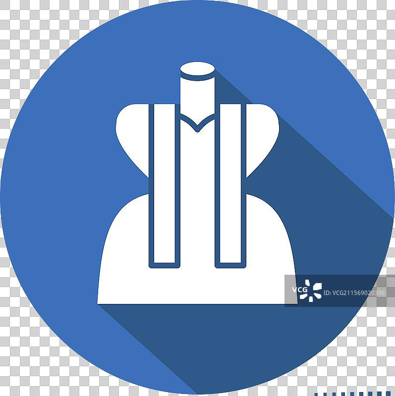 与缝纫相关的长形测量图标图片素材