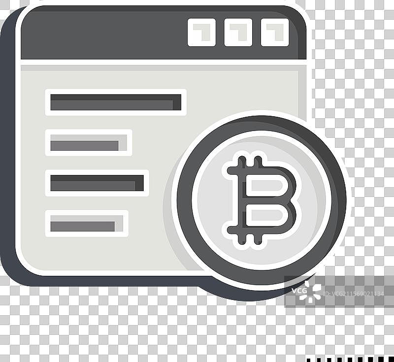 与密码学相关的图标挖矿软件图片素材