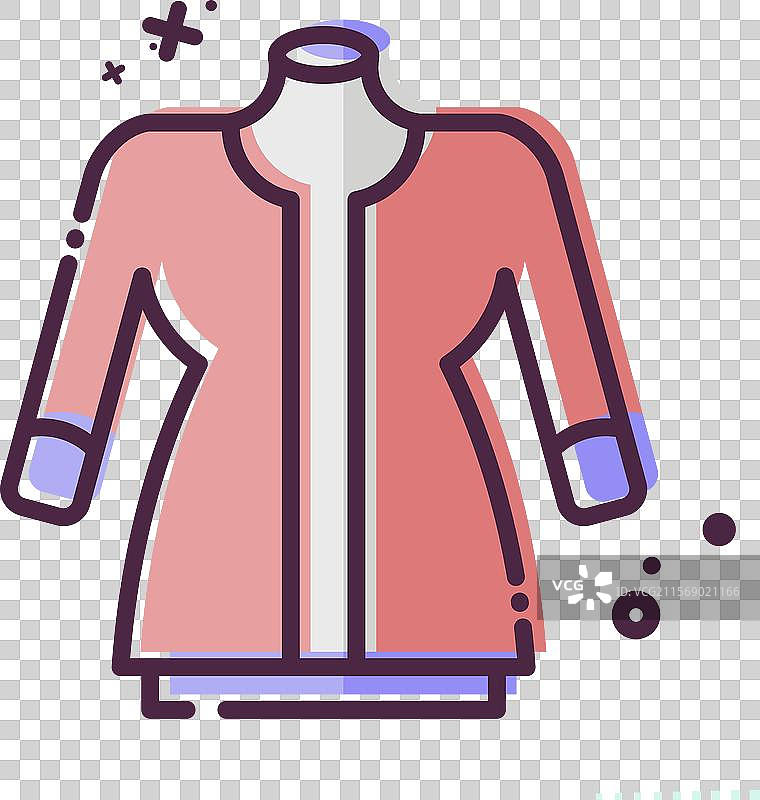 与缝纫相关的穆斯林图标，MBE风格图片素材