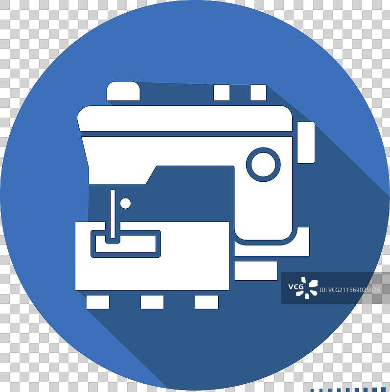 与缝纫相关的缝纫机图标图片素材