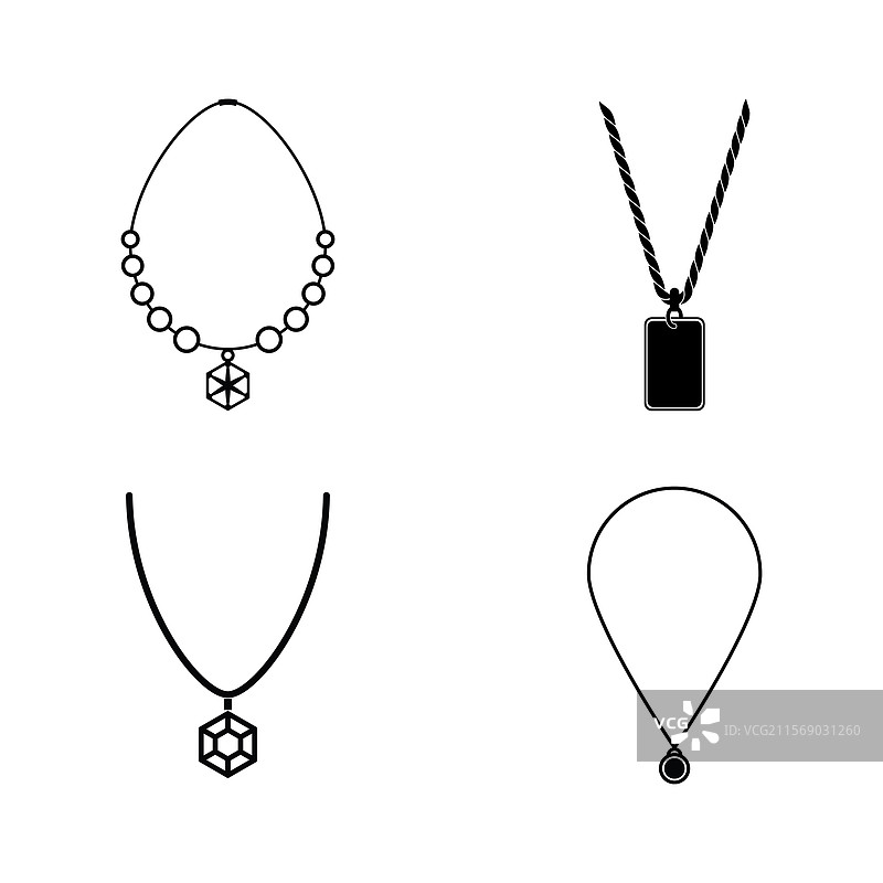 项链符号图标图片素材