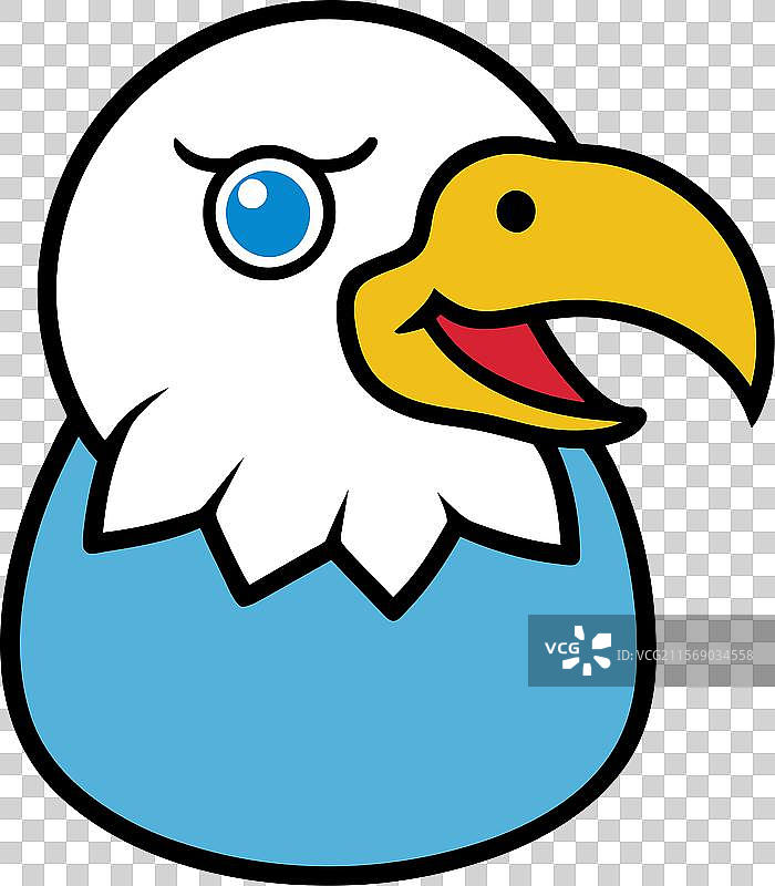 秃头鹰鸟语音图标图片素材