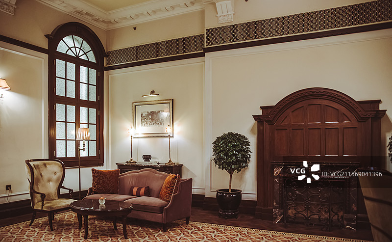 上海外滩2号，上海总会大楼旧址内部空间图片素材