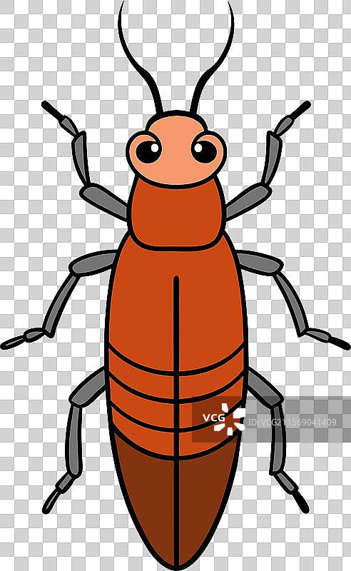 树皮甲虫图标图片素材