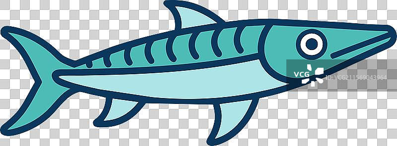 梭鱼图标图片素材