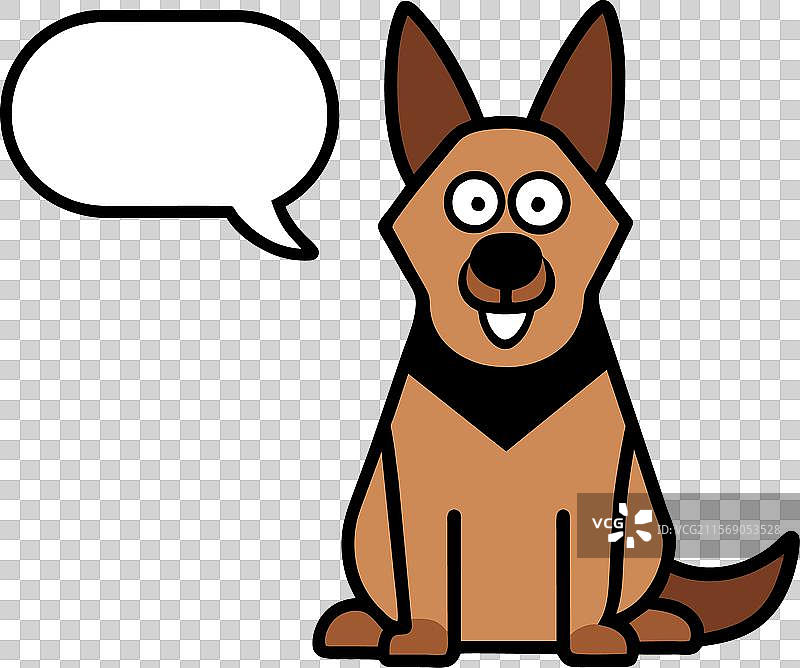 比利时牧羊犬说话图标图片素材