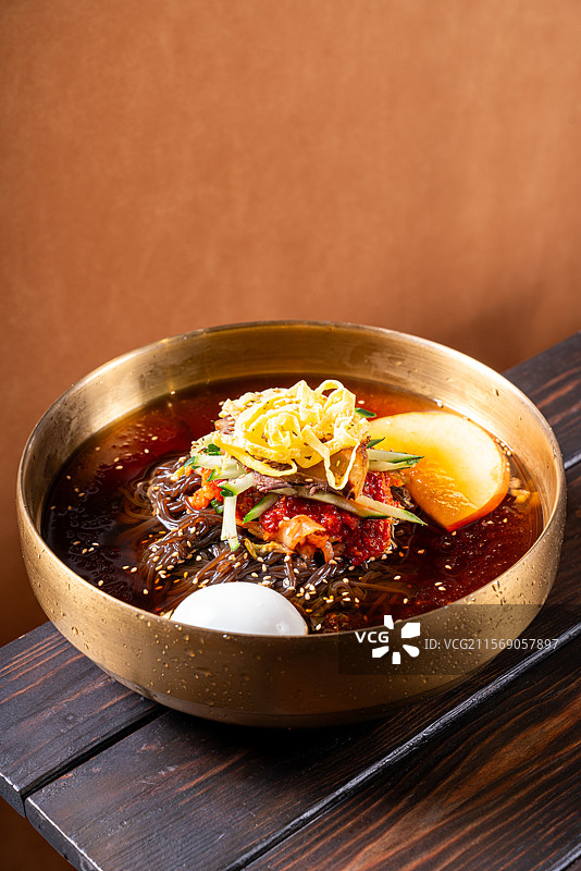 美味的朝族冷面图片素材