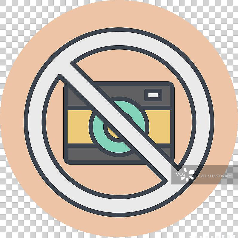 禁止使用相机的机场相关标志图片素材