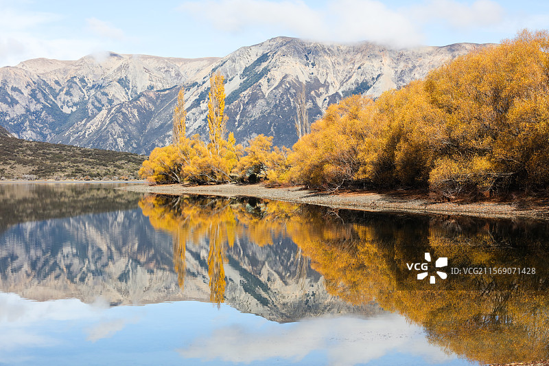 新西兰皮尔森湖图片素材