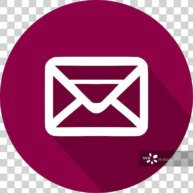 邮件图标信封符号扁平设计图片素材