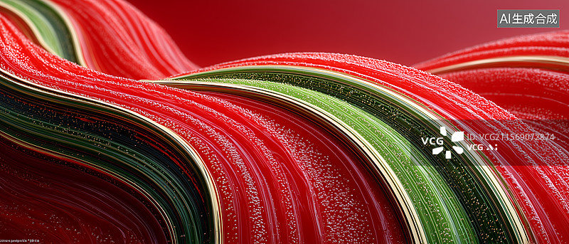 【AI数字艺术】红黑金纹中式抽象背景图片素材