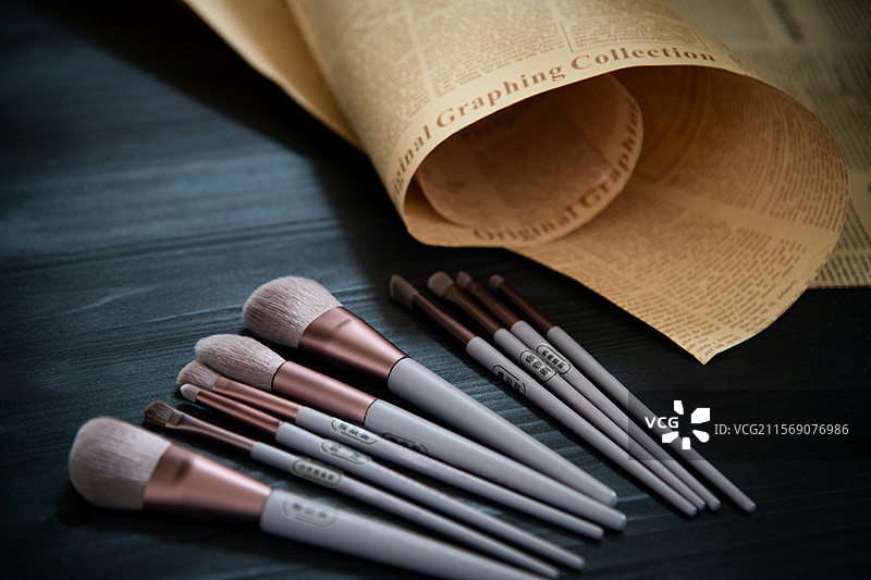 化妆笔套装创意图图片素材