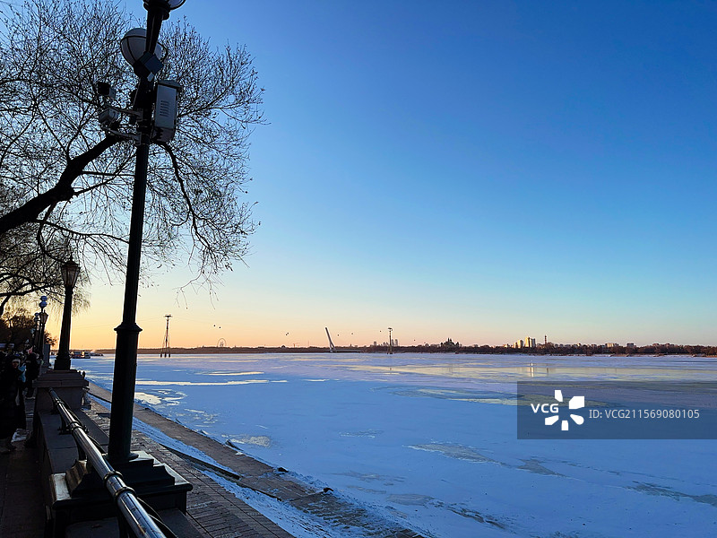 哈尔滨的冬天图片素材