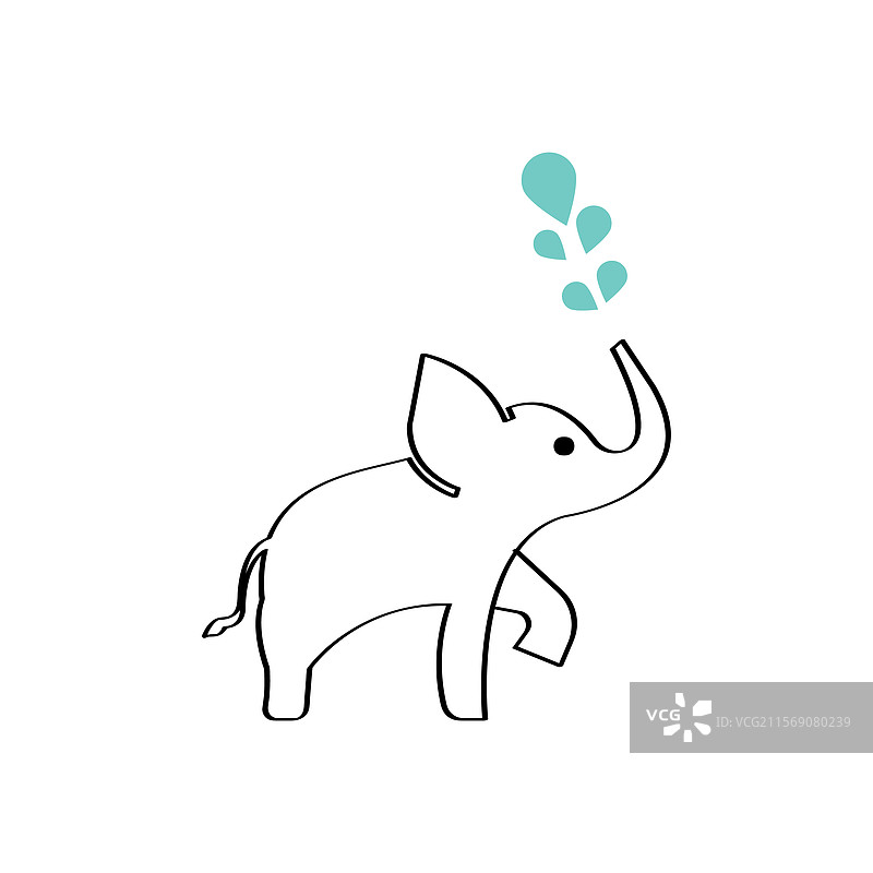 大象标志图片素材