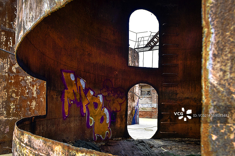 郑州油脂化学厂遗址图片素材