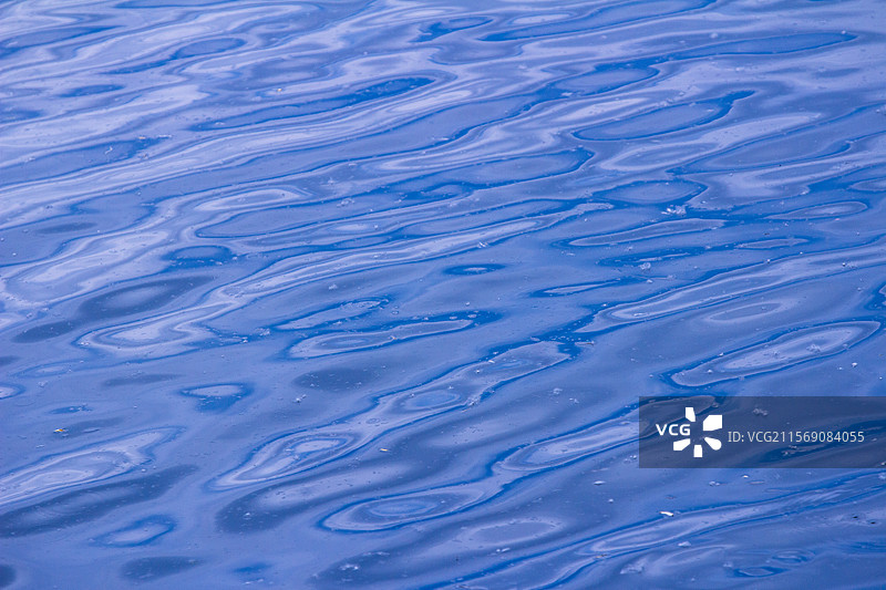 玉渊潭公园的蓝色水波纹背景图片素材