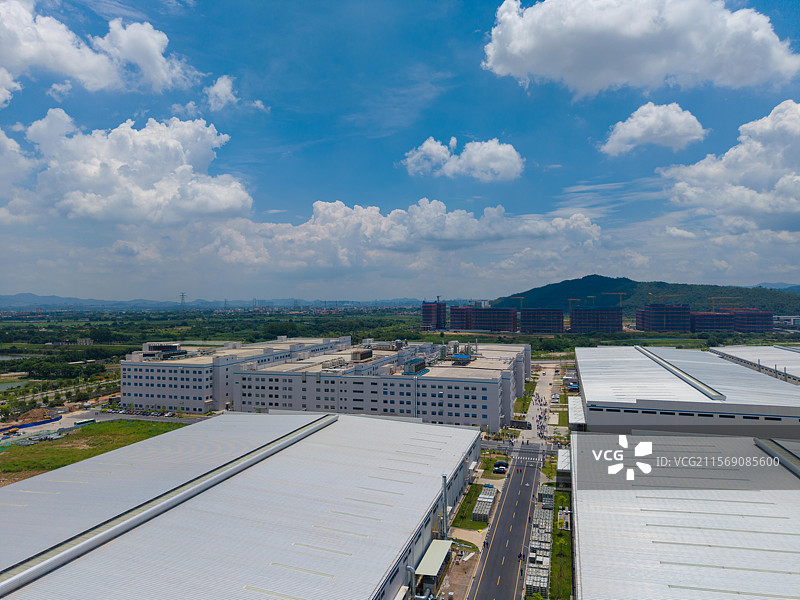 广东省东莞市谢岗镇，比亚迪工厂！图片素材