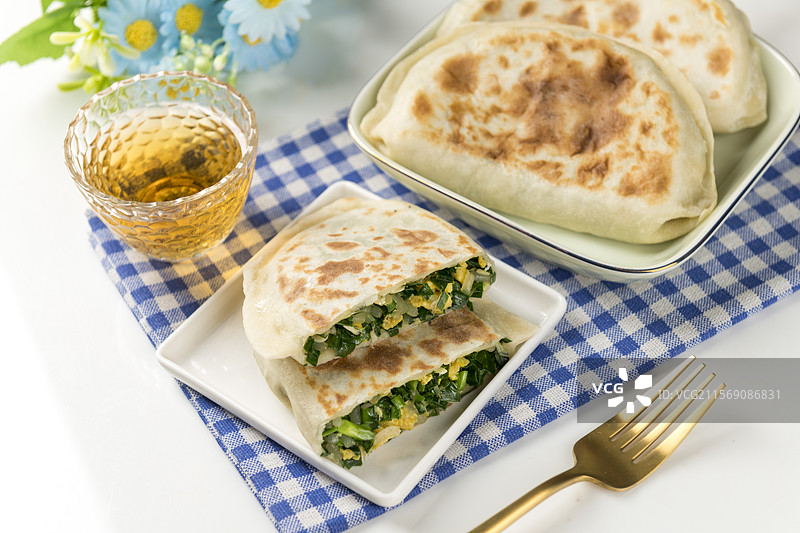 韭菜盒子图片素材