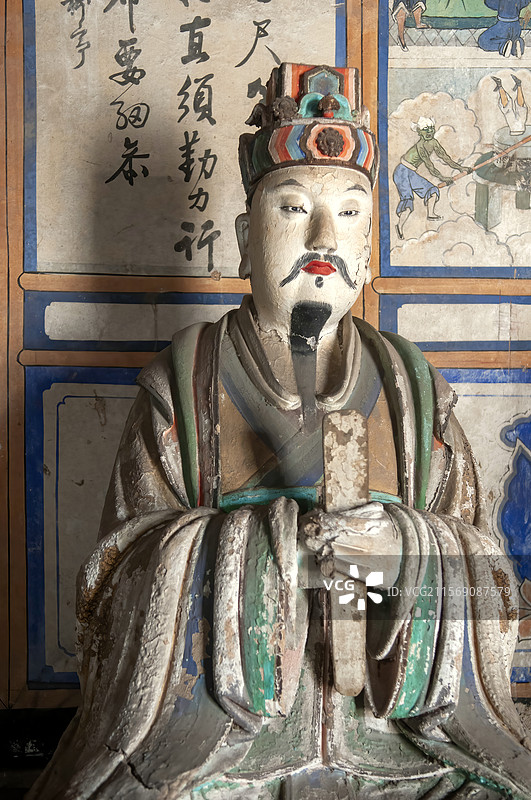 世界文化遗产目录-山西平遥镇国寺（我国现存最古老的木结构建筑之一）图片素材