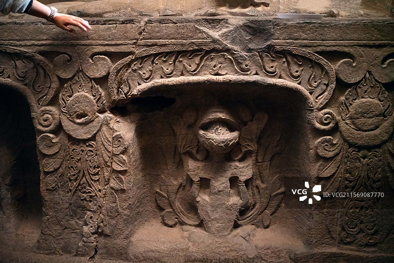 响堂山石窟    北齐皇家石窟图片素材