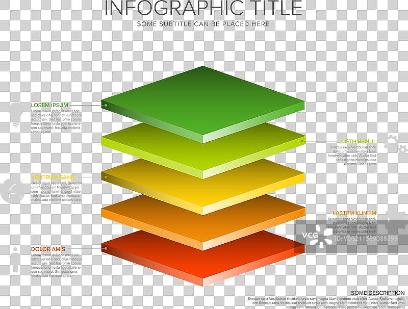 轻量信息图层桌面模板图片素材