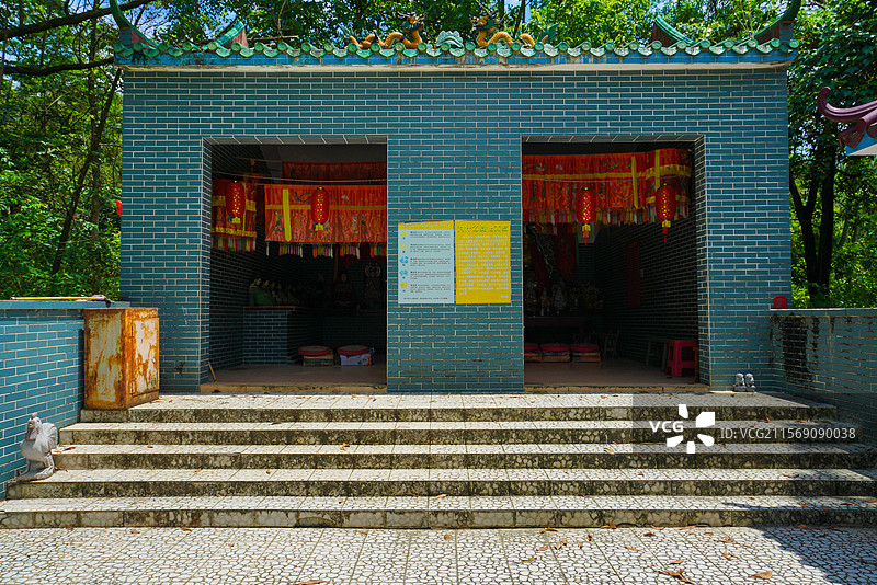 广东省东莞市谢岗镇，崖山古迹，谭公圣庙！图片素材
