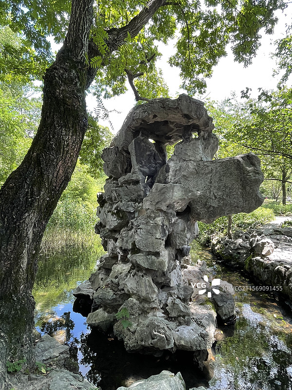 苏州拙政园一角图片素材