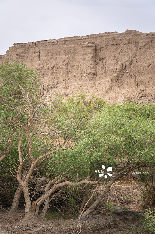 吐鲁番雅尔湖石窟 也叫西谷寺图片素材
